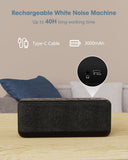 Roxicosly Máquina de sonido, puerto 3,5 mm para escucha privada sin molestar.