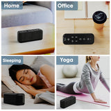 Roxicosly Máquina de sonido en viaje, caben en bolso para uso prolongado.