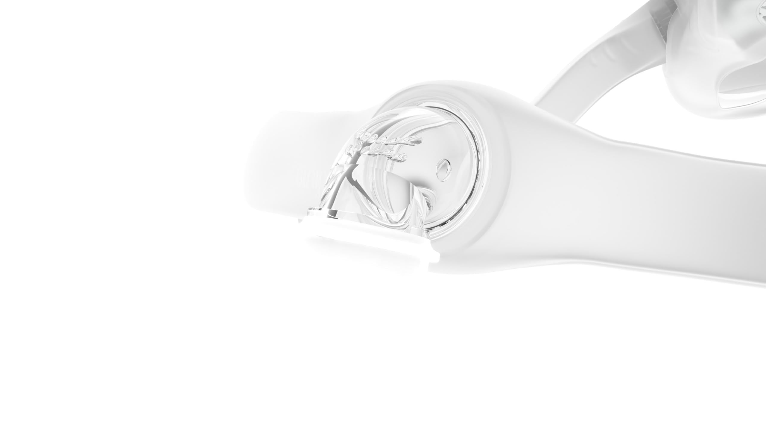 Roya Medical DreamWear frame ajuste estable para dormir cómodo.