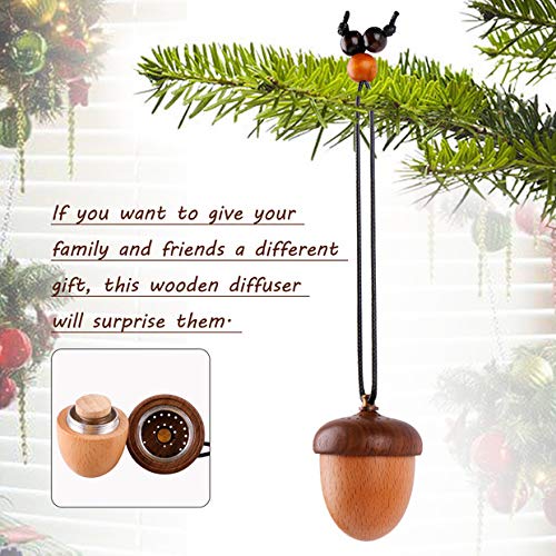 RoyAroma bellota difusor coche, contenido de empaque listo para regalo