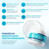 Roycederm Rosacea: ingredientes clave como azelaico, azufre y niacinamida