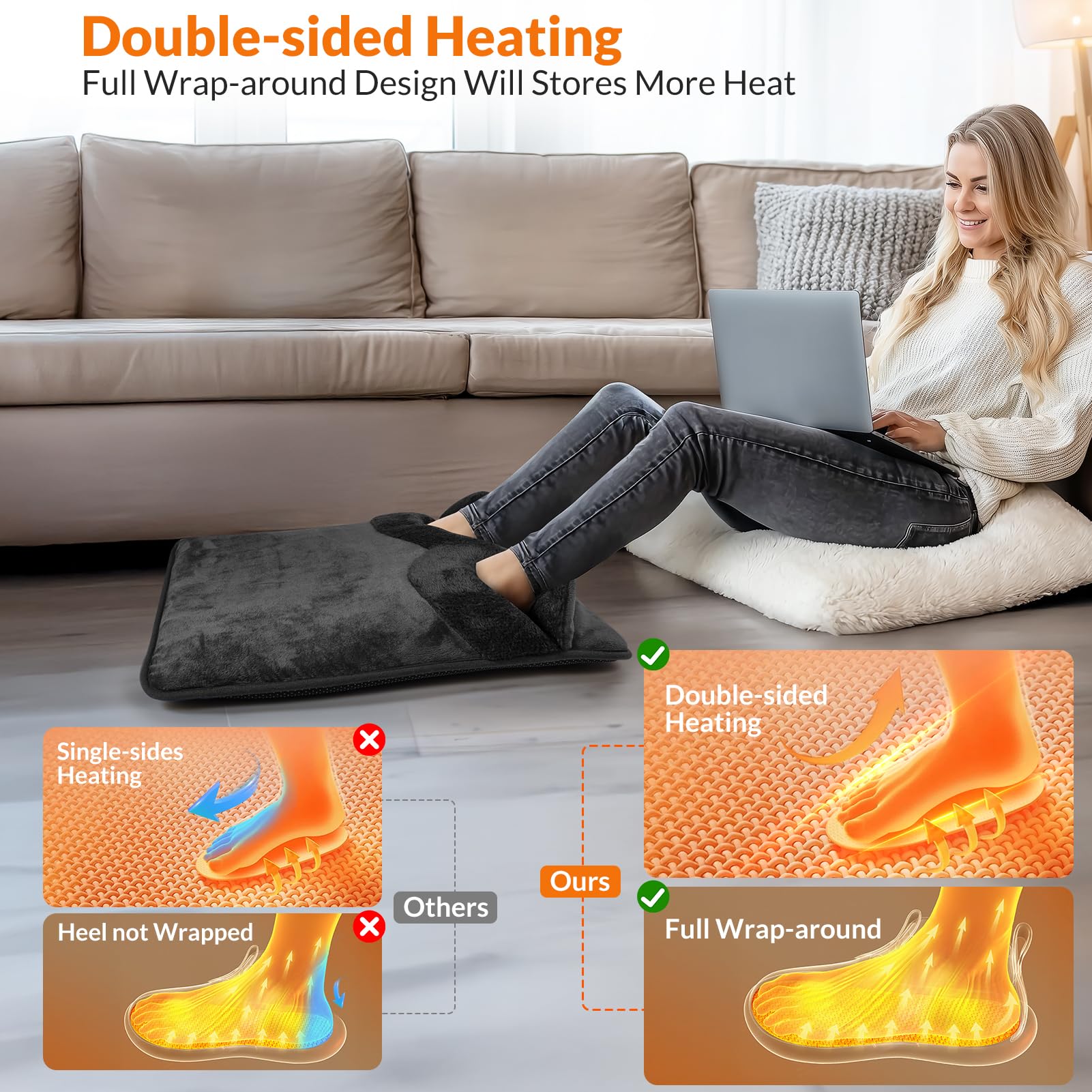 ROZEEYUU nueve niveles de calor para ajuste personalizado
