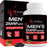 Rsferou ZMAFORCE: botella-tabletas, apoyo a la recuperacion muscular tras entrenamientos intensos.