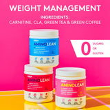 AminoLean: cafeína natural de 125 mg para concentración durante el entrenamiento.