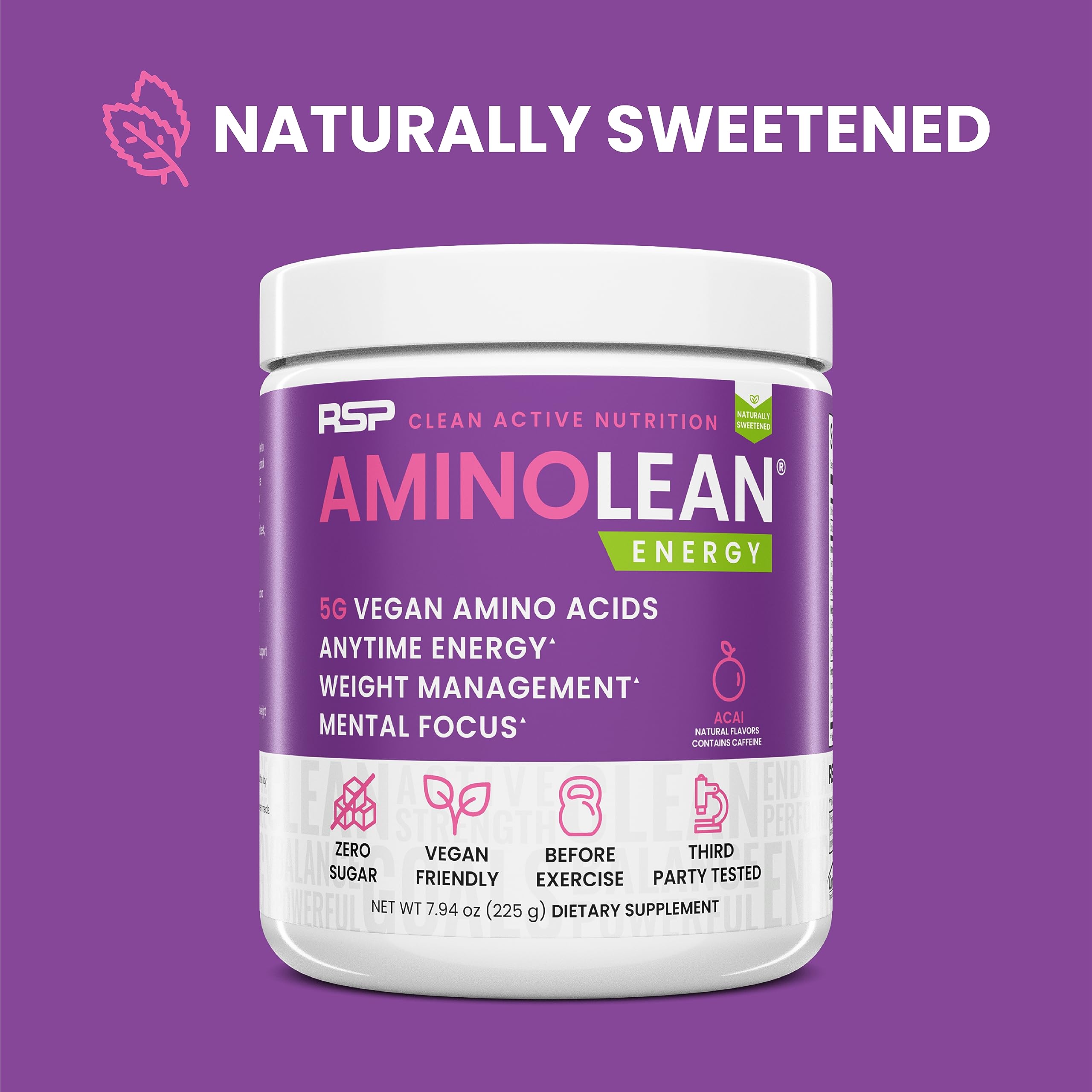 Dosedor de AminoLean para dosis de energía sostenida