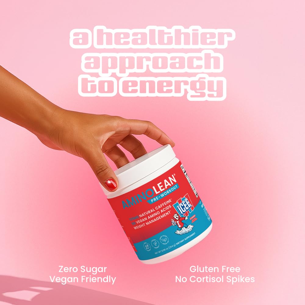 RSP NUTRITION AminoLean ICEE presentacion en caja con 30 porciones facilidad de uso