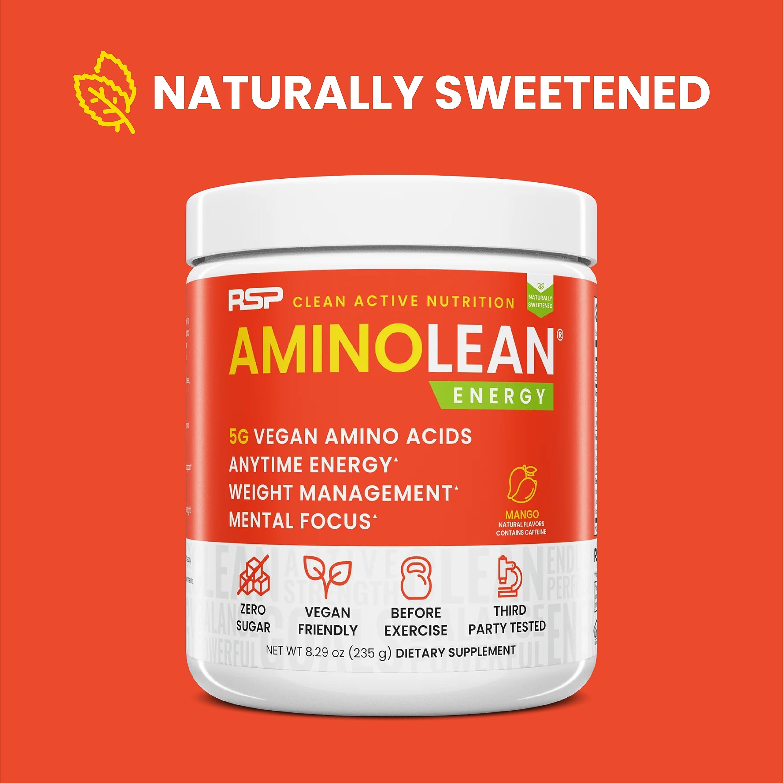 AminoLean como preentrenamiento para empezar la sesión con enfoque.