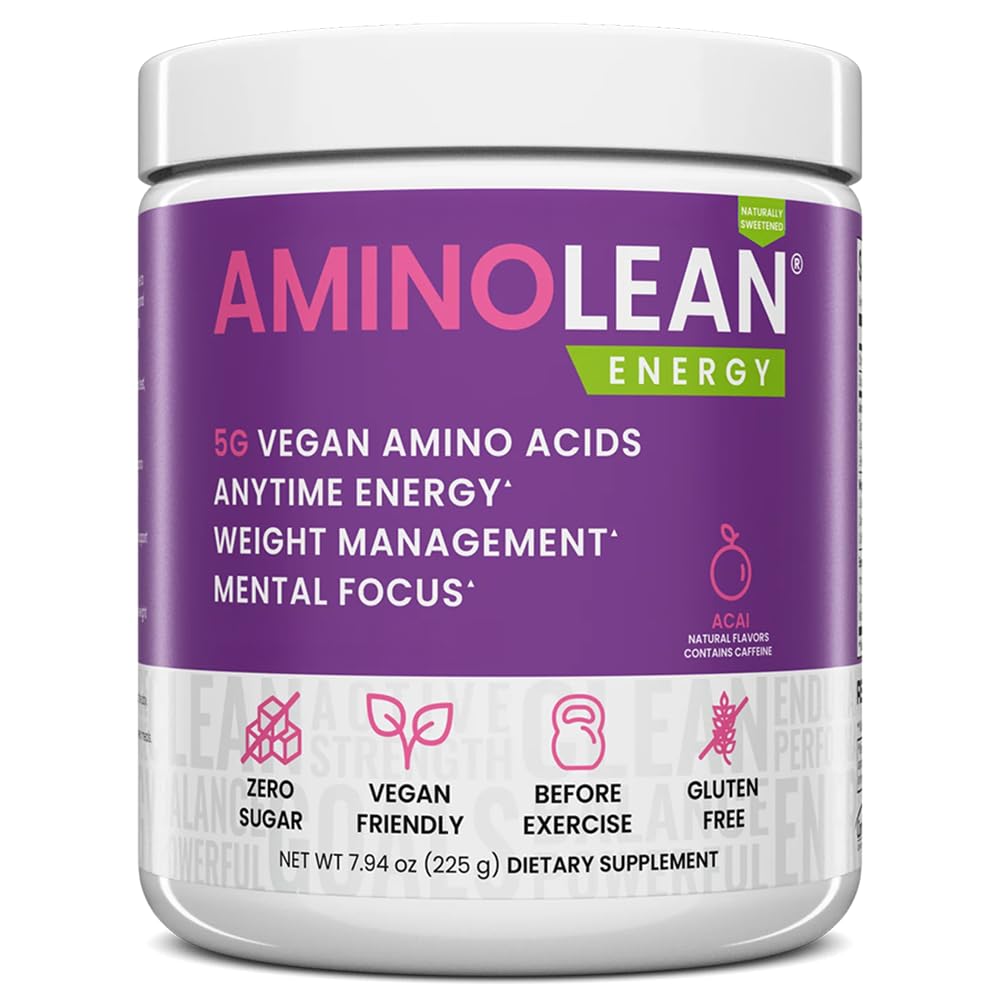 AminoLean de RSP Nutrition en tubo para energía natural en entrenos