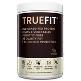 TrueFit de RSP Nutrition en bote; proteína de alta fibra para apoyar la digestión.