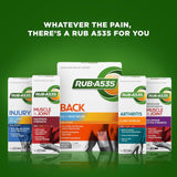 Analgésico tópico Rub A535 sin olor para uso discreto