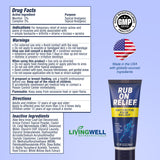 RUB ON RELIEF absorción rápida sin grasa para uso diario