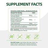 Etiqueta de Rubimirez NAD+ con ingredientes clave para beneficios claros.