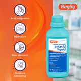 Rugby Antacido Liquido Original, sabor original para alivio rápido de malestar.