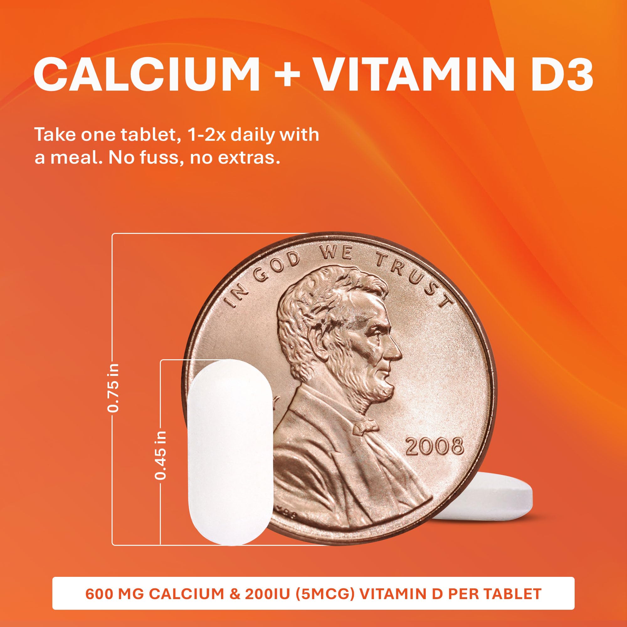 Caja de Rugby Calcium 600 mg D3, empaque preparado para almacenamiento diario.