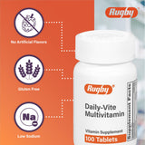 Rugby Daily-Vite tabletas en mano, opción conveniente para adultos.