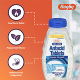 Rugby envase de dos paquetes con antiácido y calcio, ideal para casa