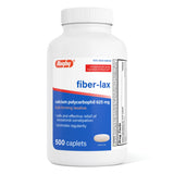 Rugby Fiber-Lax en botella con tabletas de 625 mg para uso ocasional