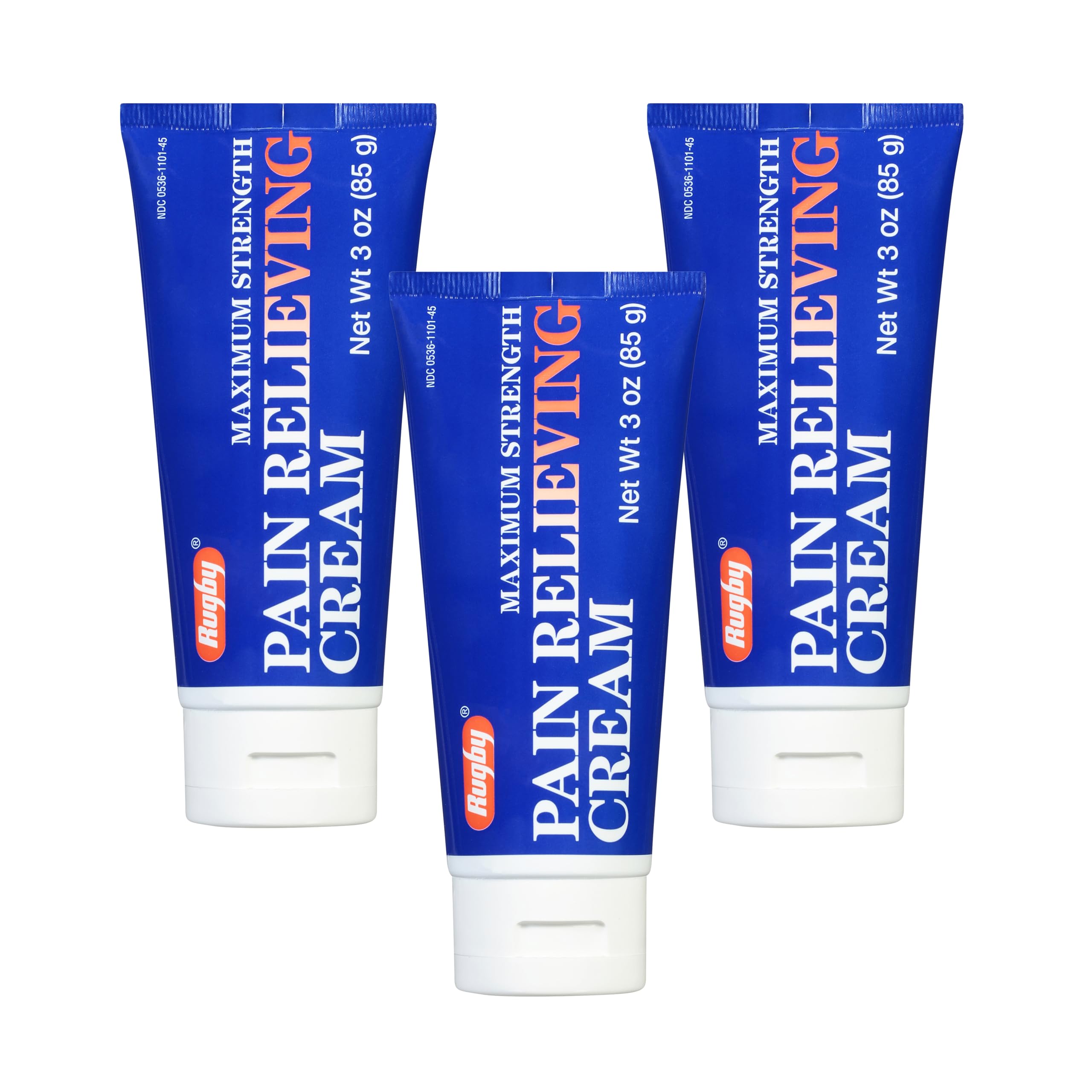 Rugby Laboratories crema en bote de 3 oz para alivio localizado