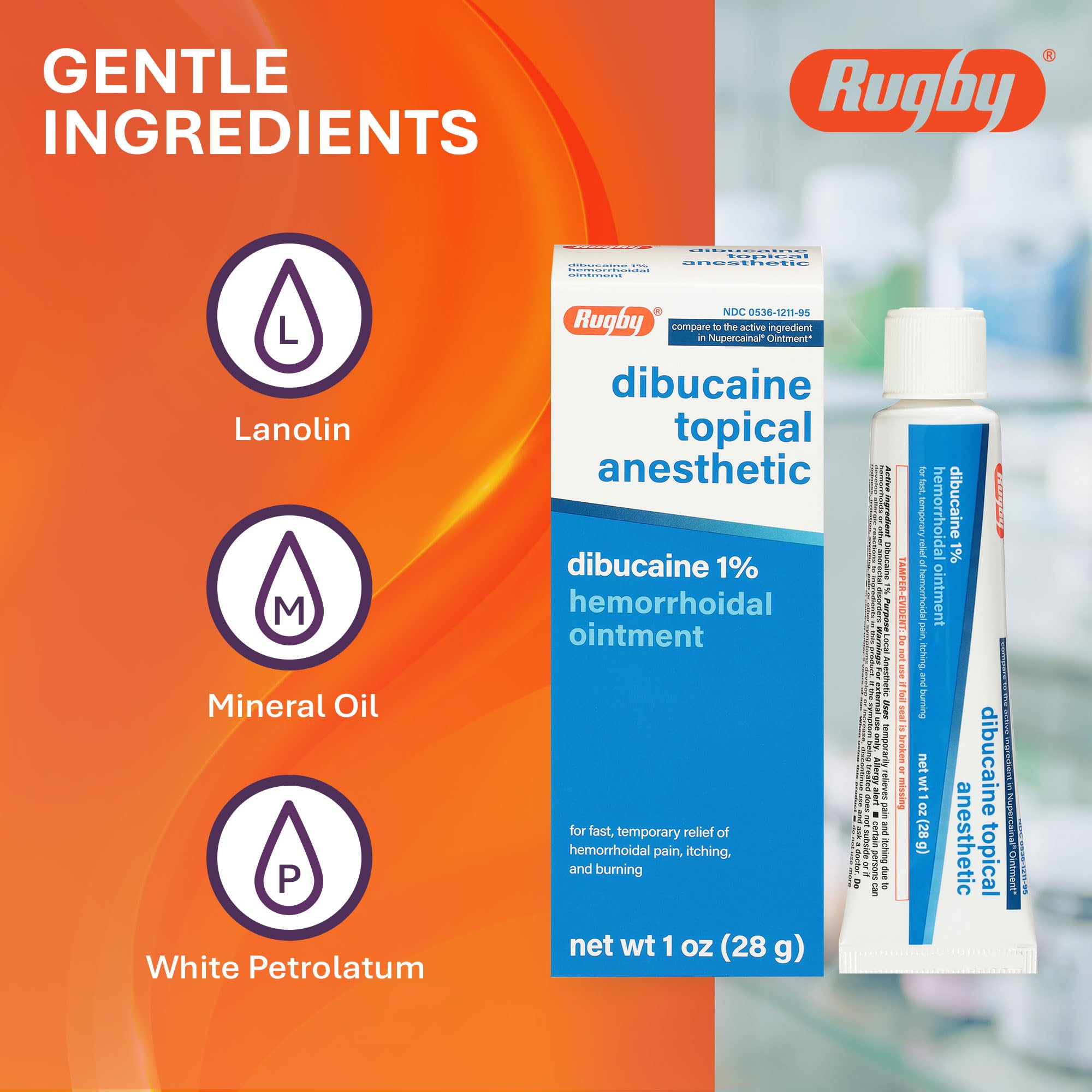 Rugby Laboratories textura suave de crema que se aplica fácilmente