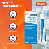 Rugby Laboratories textura suave de crema que se aplica fácilmente