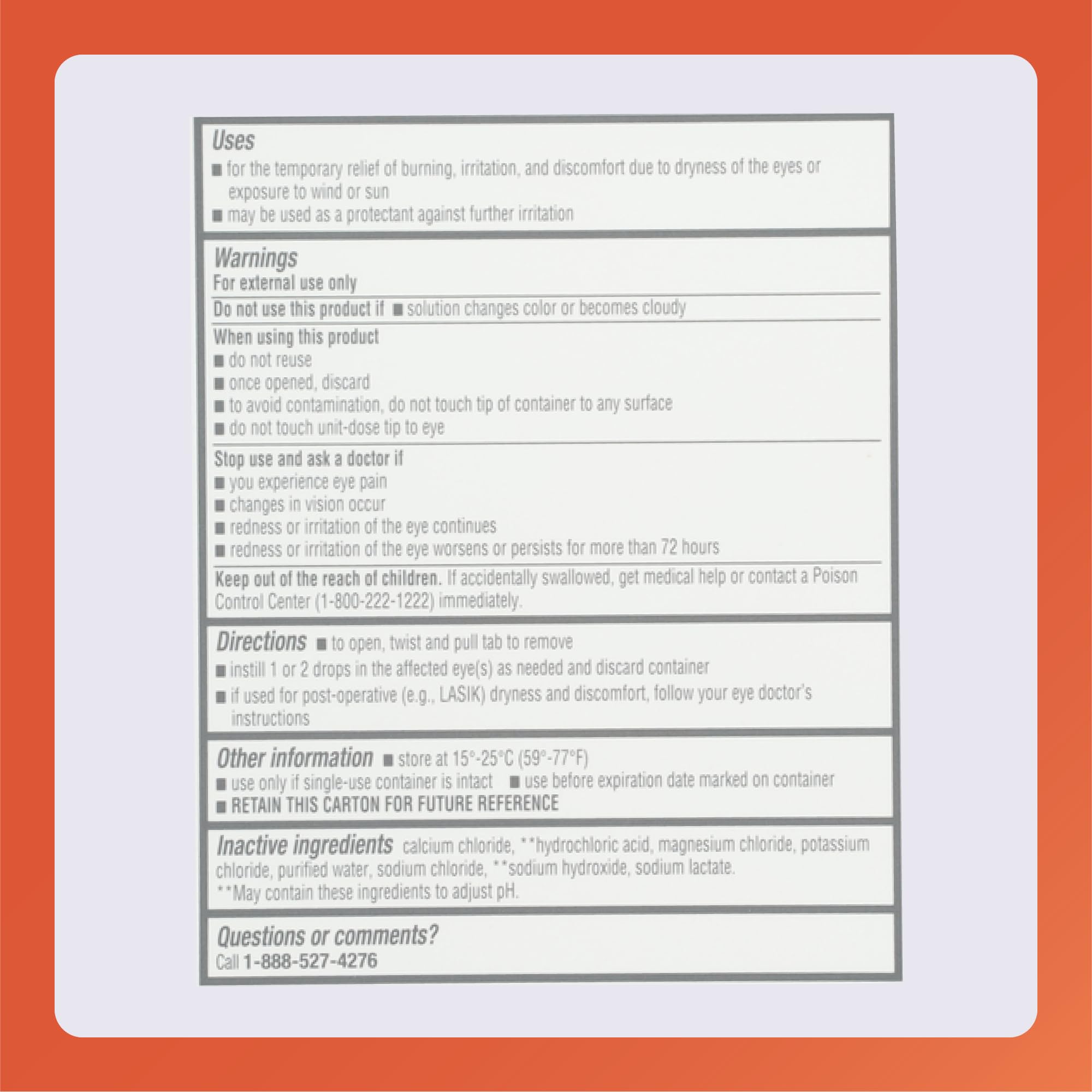 Confort postoperatorio: uso recomendado siguiendo indicaciones.