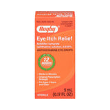 Rugby Laboratories gotas-ojos-alivio-botella, alivio rápido del picor ocular