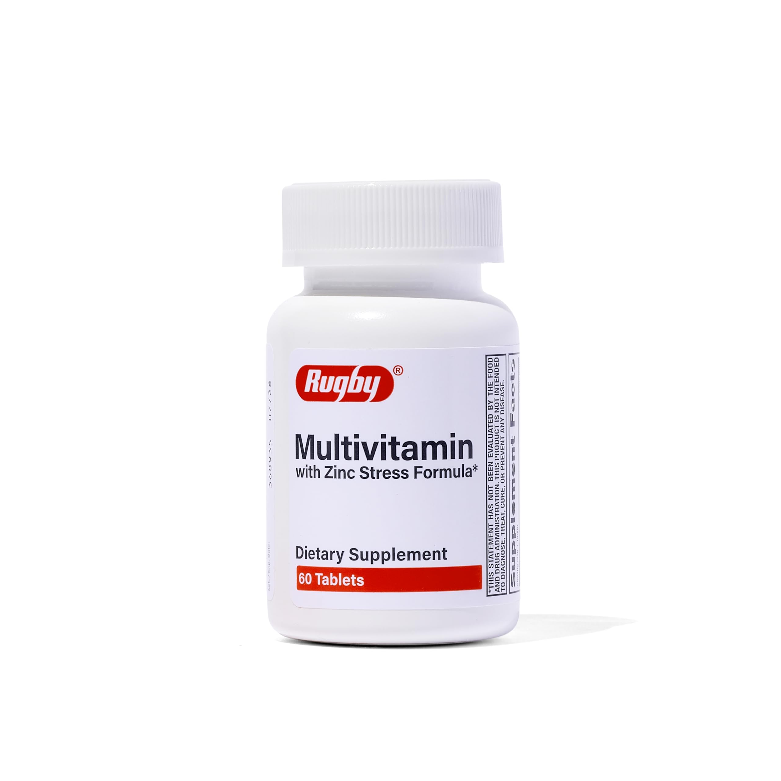 Rugby Laboratories Multivitaminas con Zinc, tabletas para apoyo diario