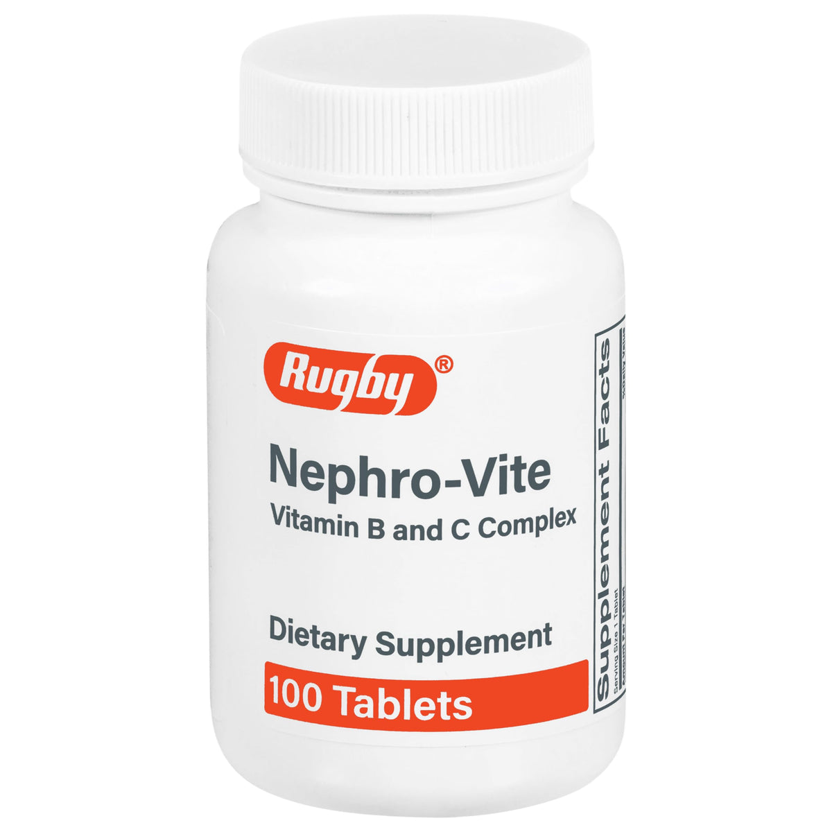Rugby Nephro-Vite: dosis diaria para apoyar aporte de vitaminas.