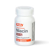 Rugby Laboratories Niacina 500 mg, tabletas, apoyo a energía diaria.
