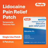 Parche Rugby Laboratories lidocaina 4% sin olor, uso discreto