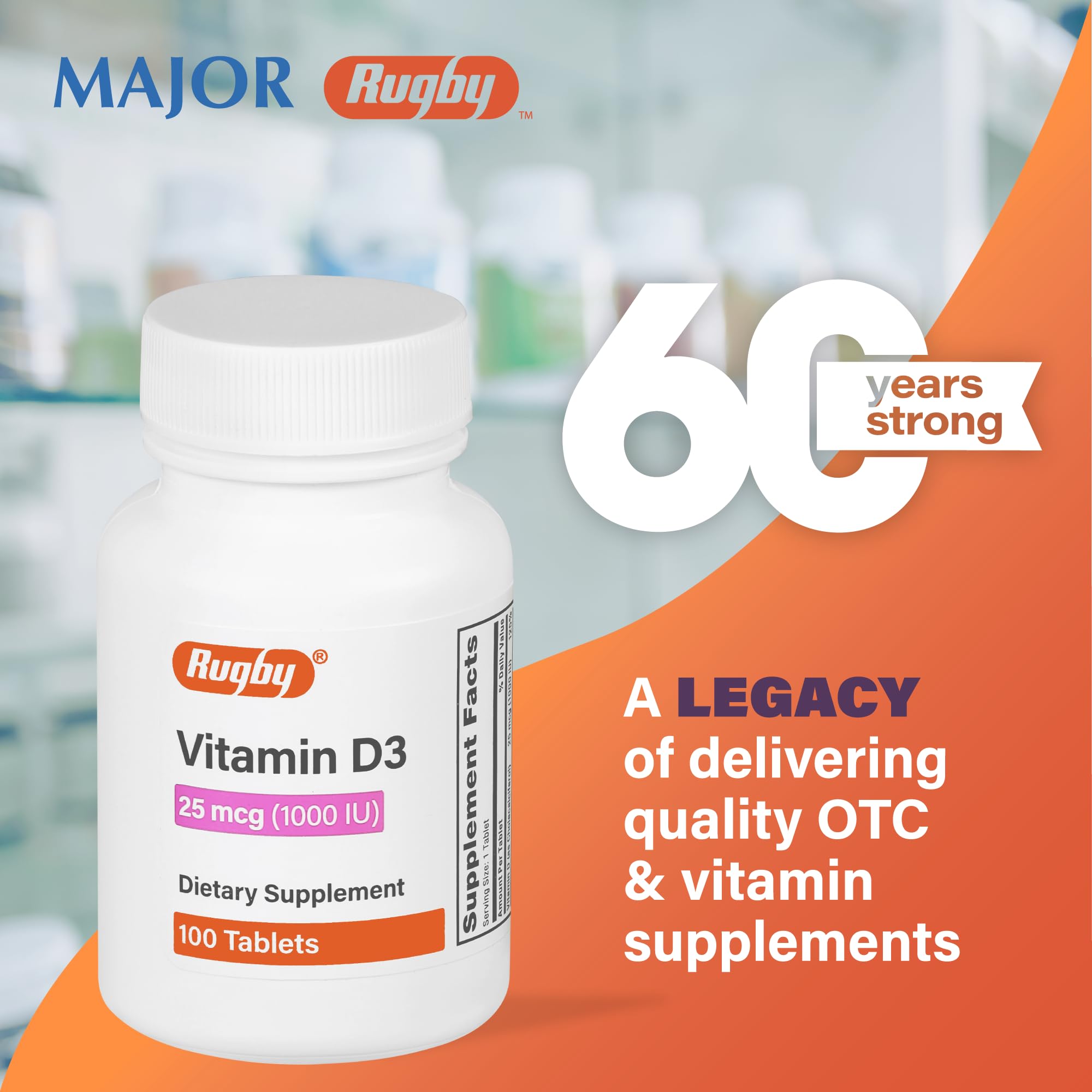 RUGBY LABORATORIES Proceso de calidad en Vitamina D3 para consistencia
