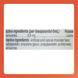 Rugby Senna líquido, ingredientes naturales con sennosidos.