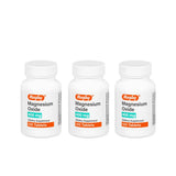 Rugby Laboratories tabletas de oxido de magnesio 400 mg para uso diario.