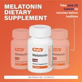 Rugby Melatonina 5 mg: dosis recomendada para relajarte antes de dormir.