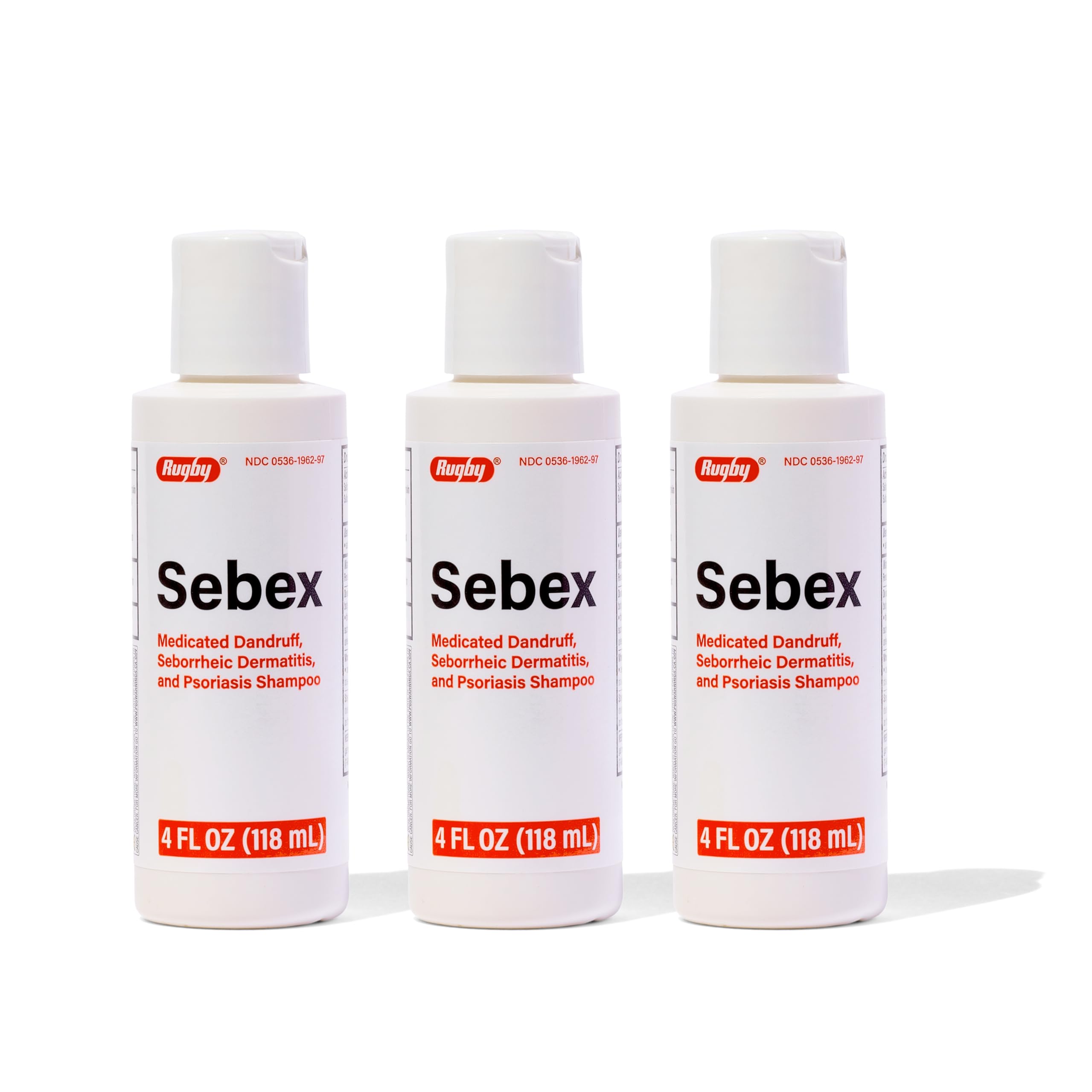 Rugby Sebex Shampoo cabelllo botella anti-caspa suave