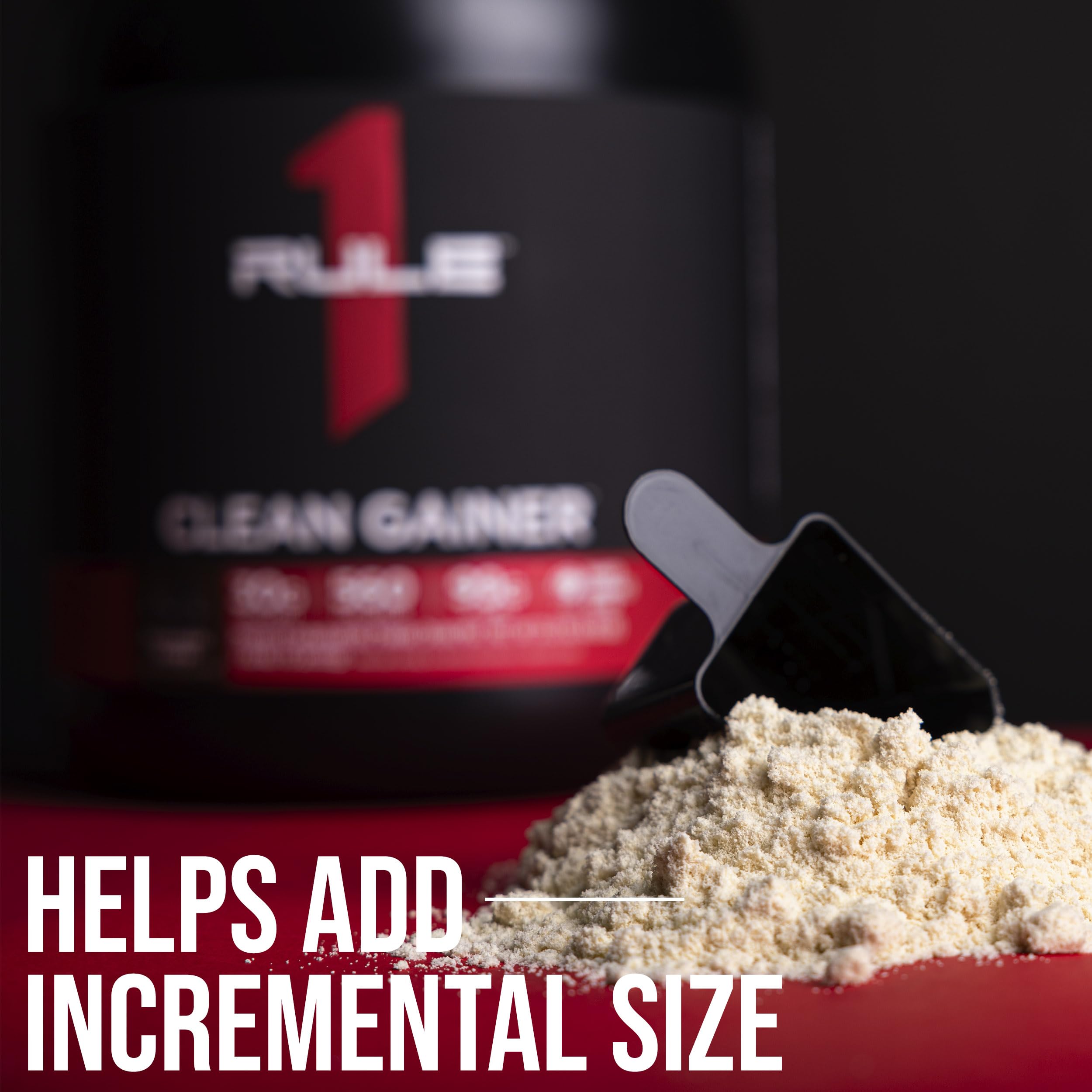 Principales ingredientes de Rule 1 Proteins Clean Gainer: proteína y caseína