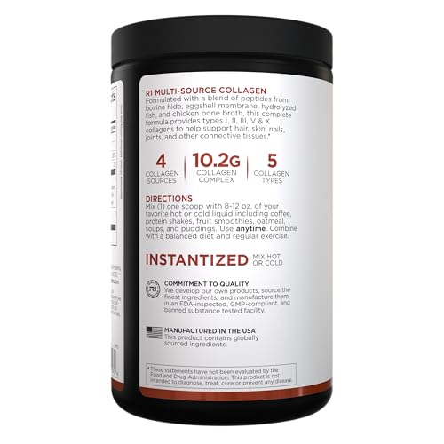 Rule 1 Proteins Colágeno con ácido hialurónico de 80 mg para hidratación de la piel