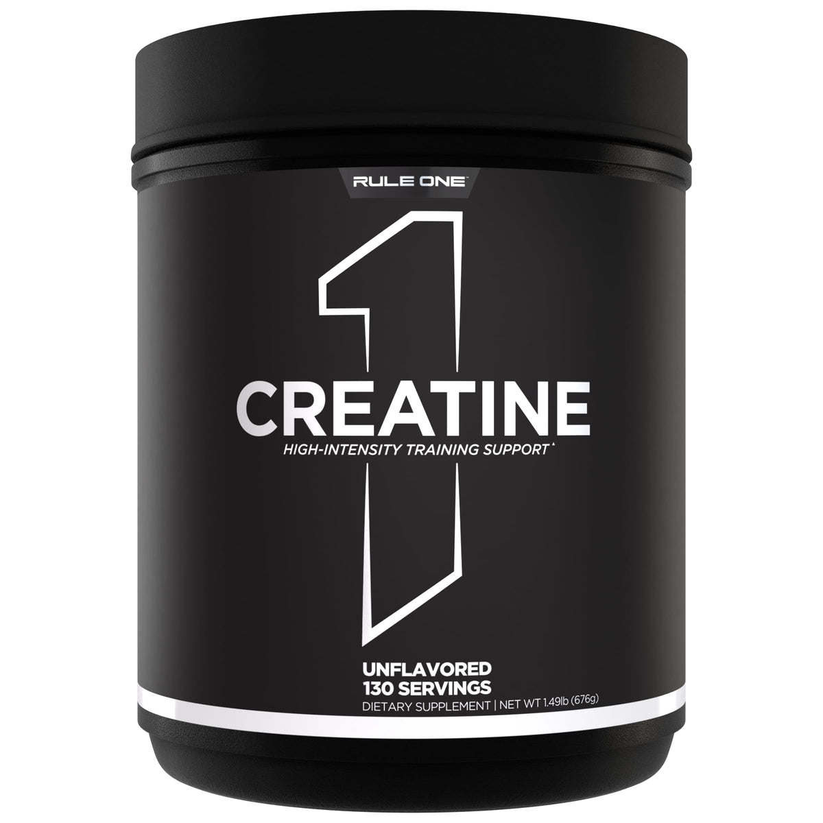Rule 1 Proteins Creatine en polvo, bote listo para entrenar