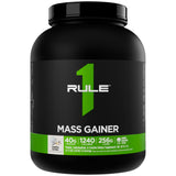 Envase de Rule 1 Proteins Ganador de Masa para apoyar ganancia de masa.
