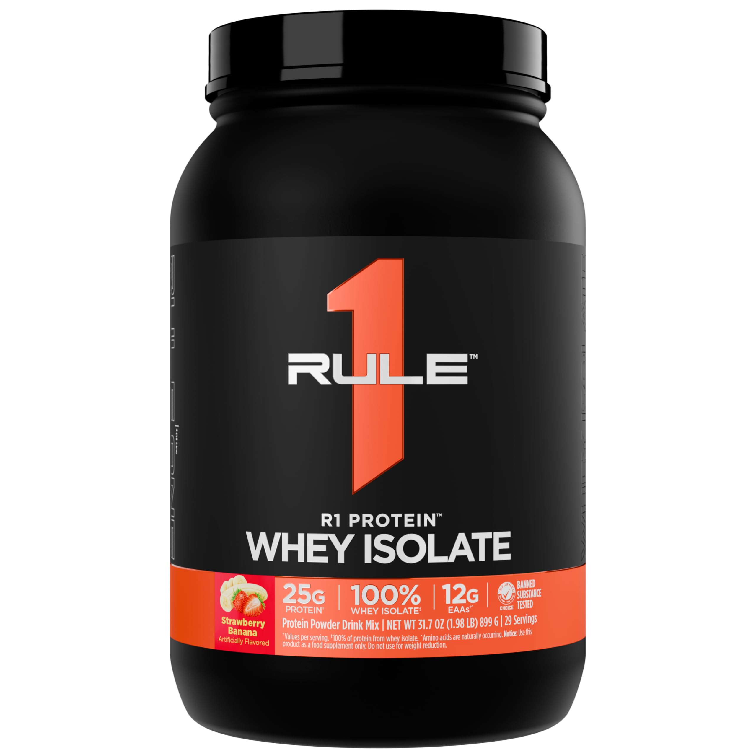 Rule 1 Proteins Aislado de Suero en empaque, proteína pura para recuperación.