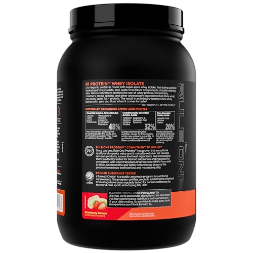 Rule 1 Proteins Aislado de Suero con certificación Informada.