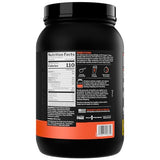 R1 Proteína de Suero Aislado mezclándose en vaso, textura suave para entrenamiento.