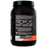 R1 Protein Whey Isolate con cucharada medidora, porciones precisas para planes de entrenamiento.