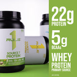 Rule 1 Proteins Source 7 Protein, fabricación limpia en EE. UU., seguridad y calidad.