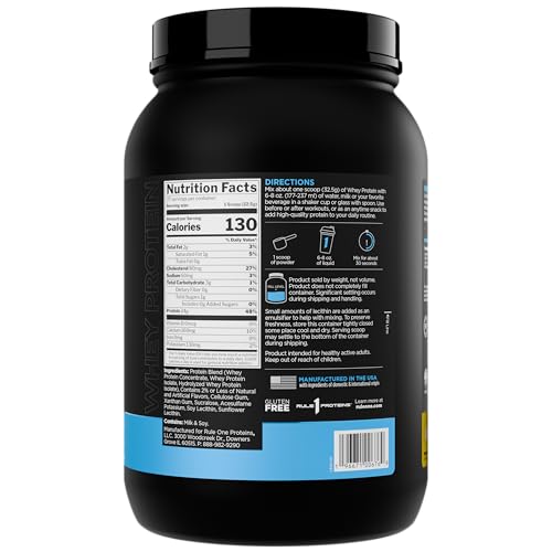Rule 1 Proteins Whey Protein cucharada medidora para porción precisa