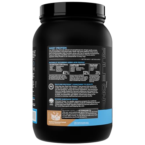 Rule 1 Proteins Whey Protein medida incluida para porciones precisas