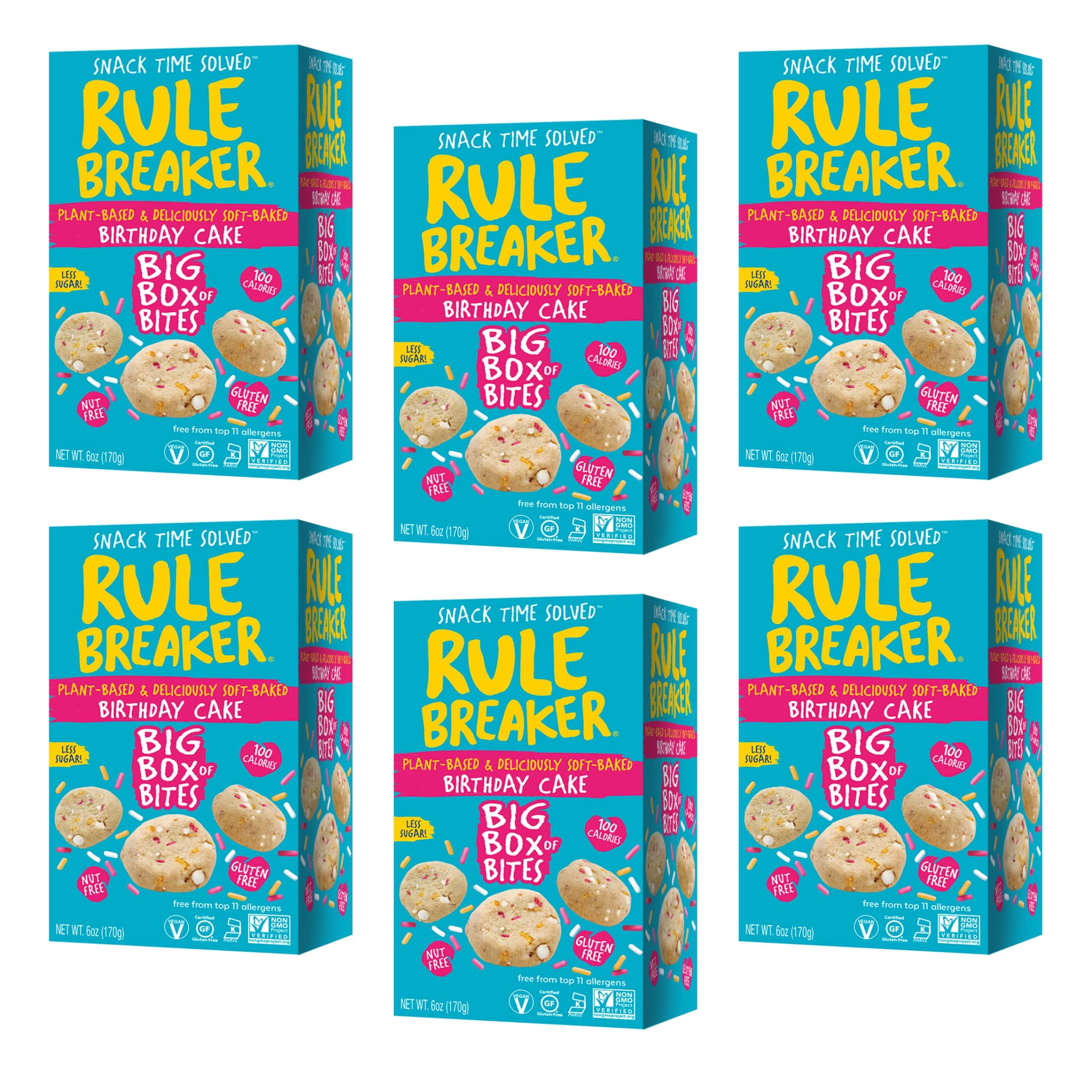 Rule Breaker galletas top 11 alérgenos cero para compartir.