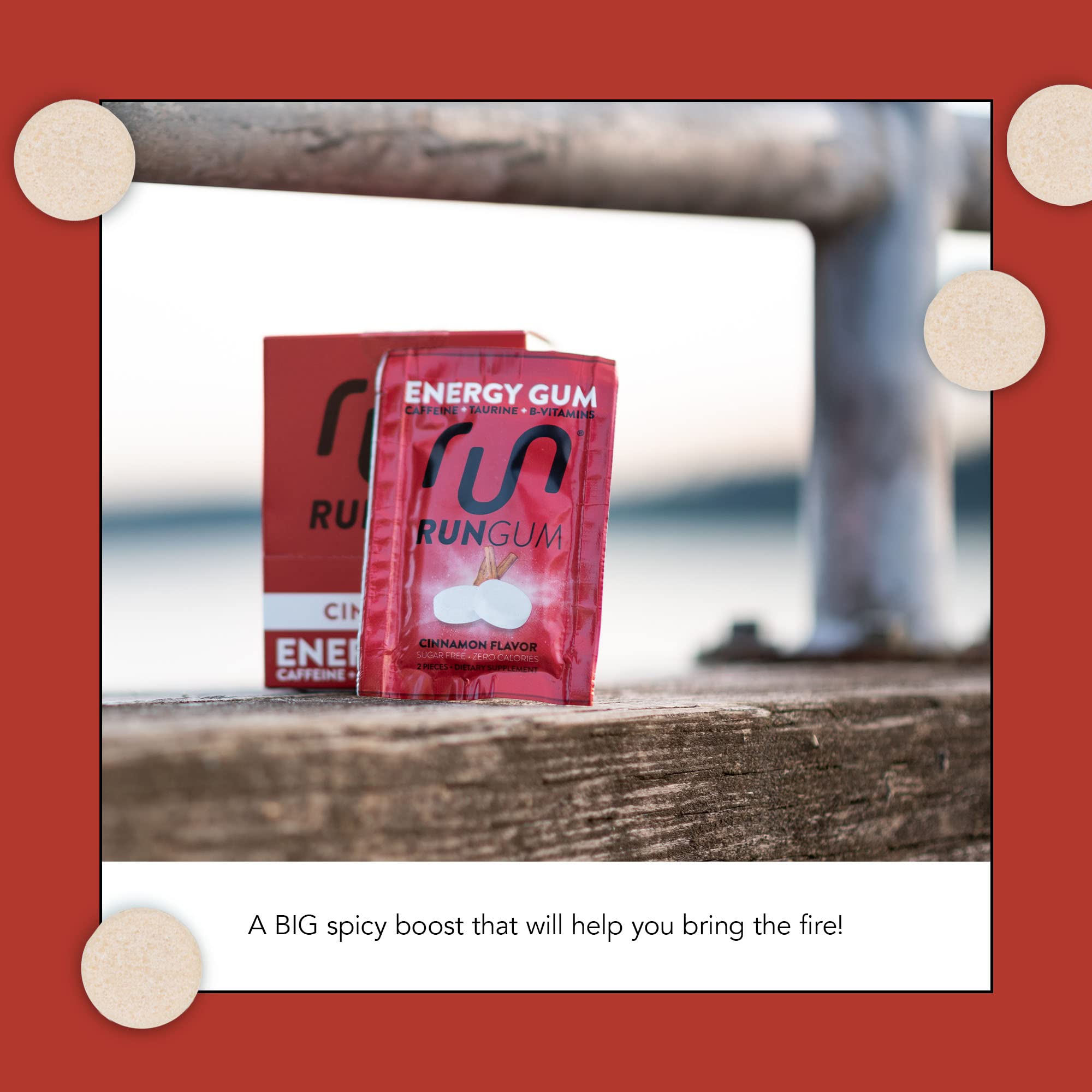 Run Gum pack12 piezas, versatilidad para entrenamientos y estudio sin azúcar