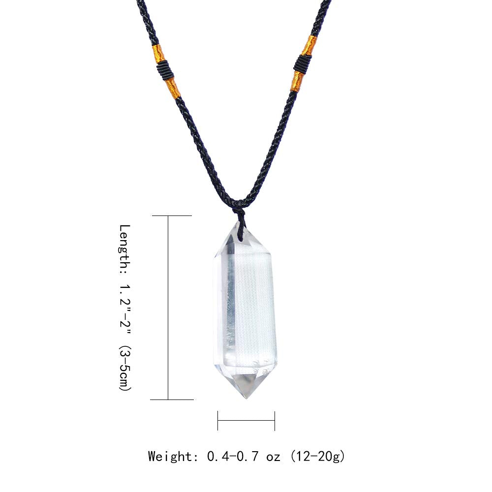 Runyangshi cristal natural con 6 facetas para chakra, equilibrio visual