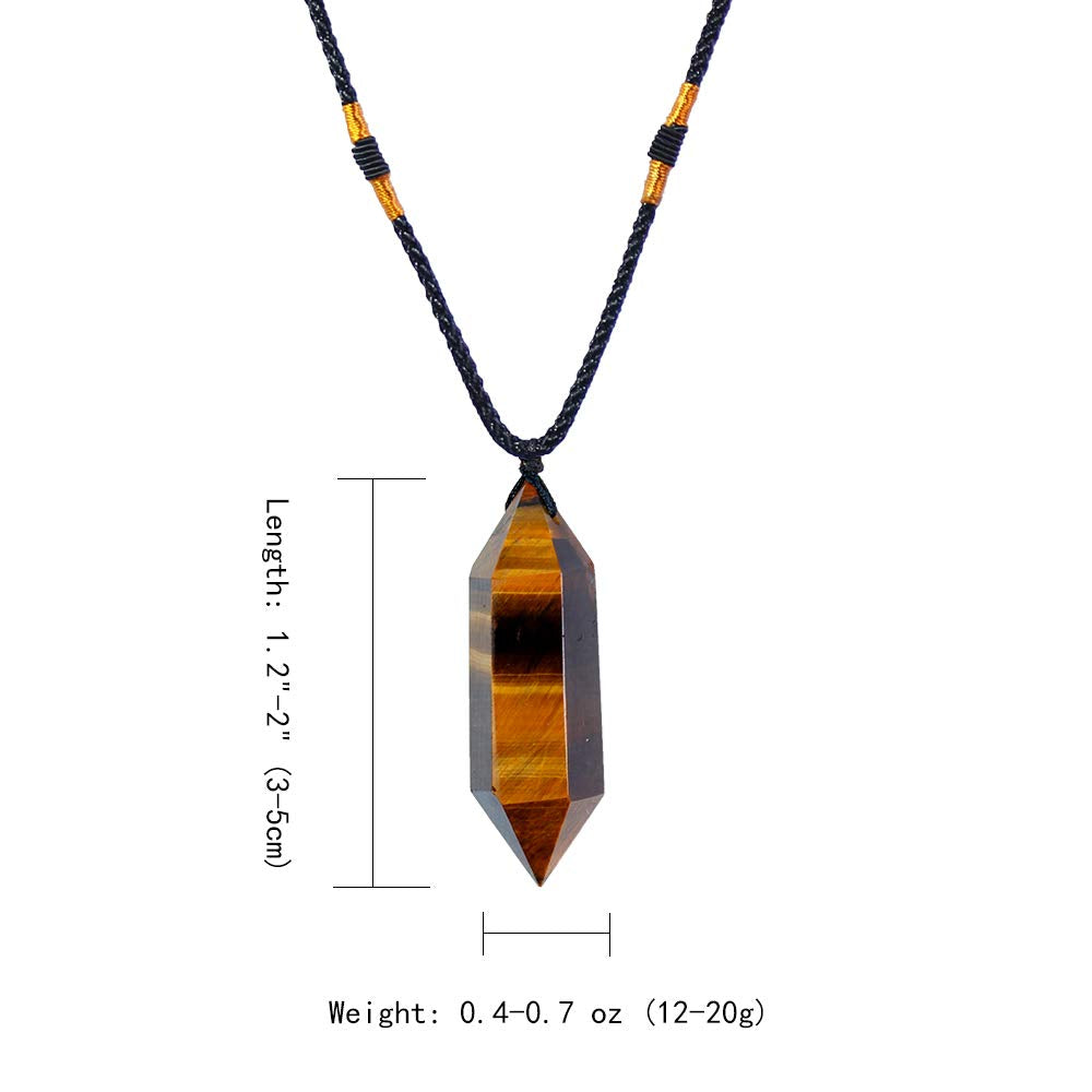Runyangshi cristal cuarzo natural doble punta, equilibrio visual para cualquier ocasión.